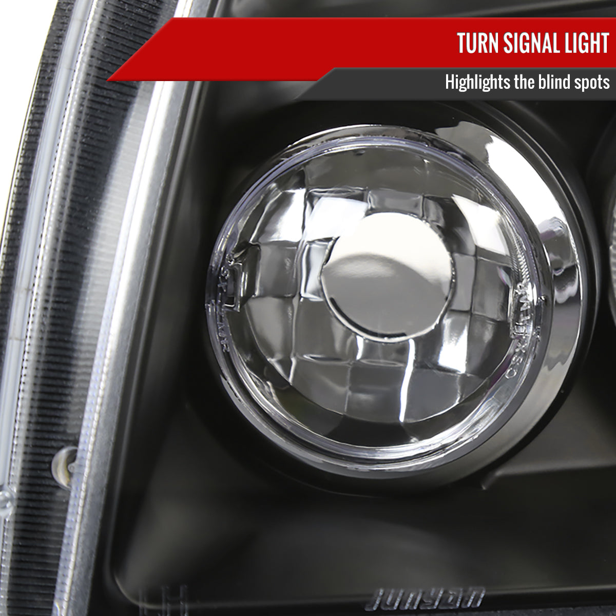 2005-2007 Dodge Magnum Dual Halo Projector Headlights (Matte Black Housing / Clear Lens)