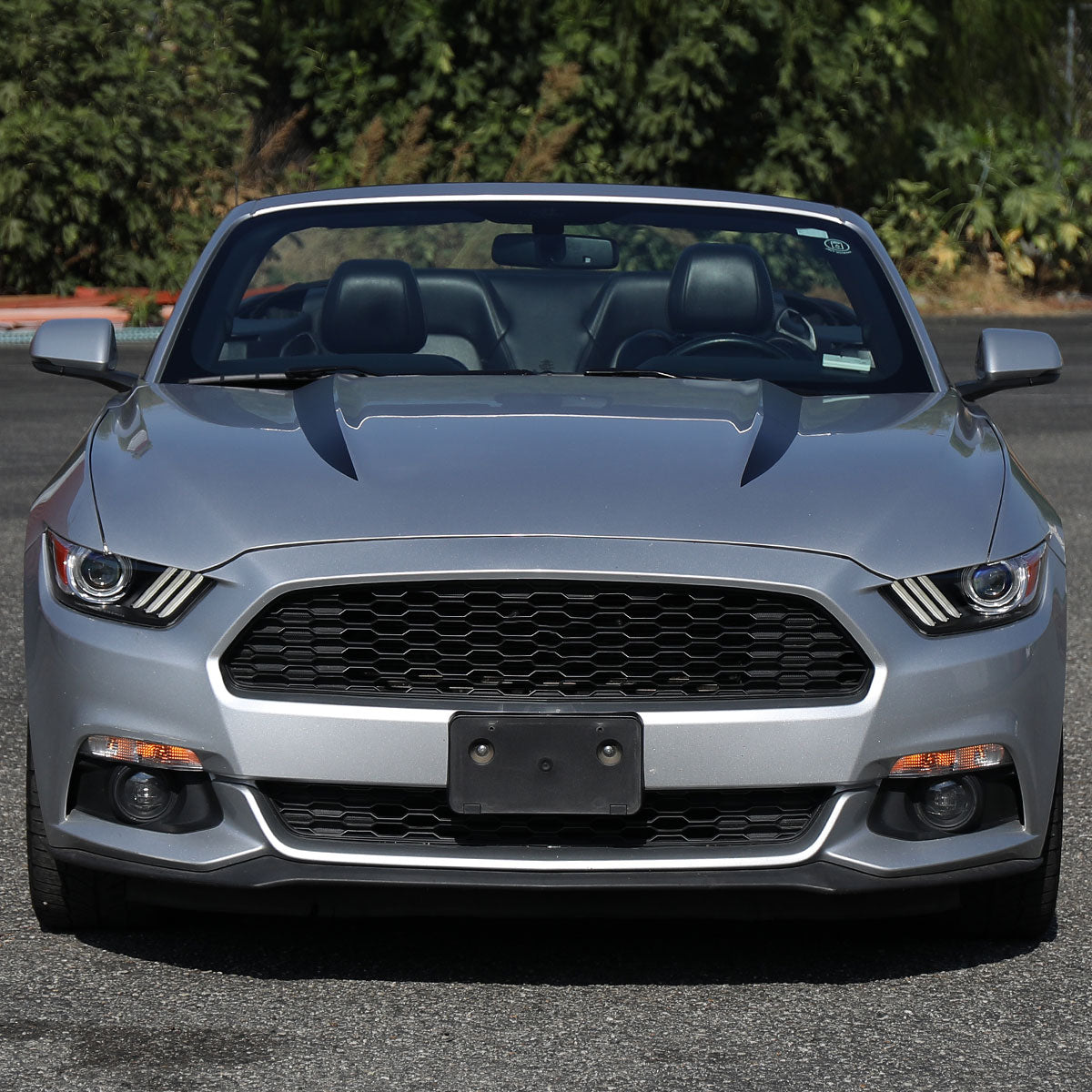 2015-2017 Ford Mustang S550 / 2018-2020 Mustang Shelby LED Strip Xenon HID Projector Headlight - Driver Side Only (Matte Black Housing / Clear Lens)