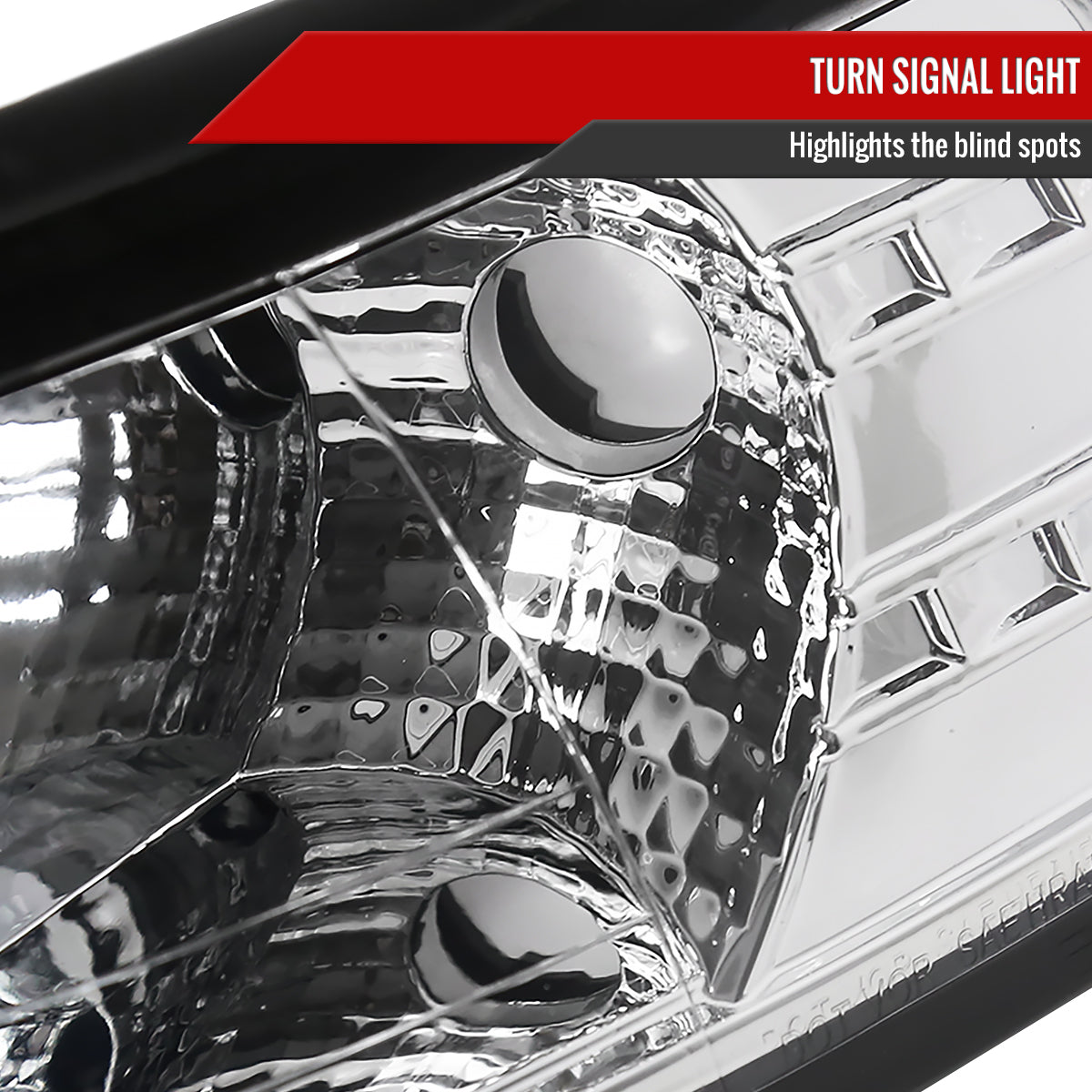 1999-2004 Ford Mustang New Edge Dual Halo V2 Projector Headlights (Chrome Housing / Clear Lens)