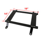 1997-2004 Chevrolet Corvette C5 Tensile Steel Racing Seat Mounting Brackets - 2PCS