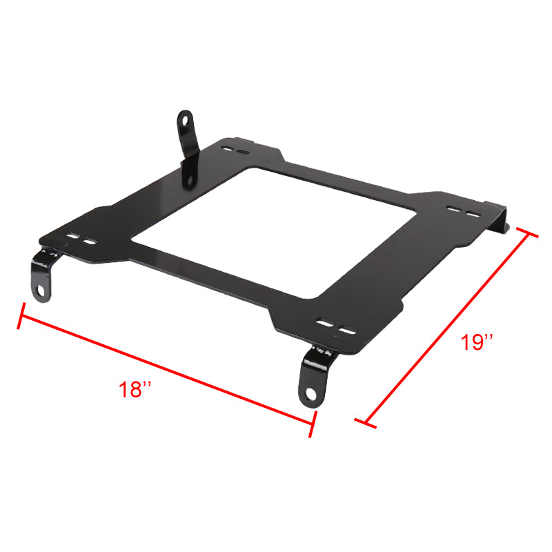 2005-2014 Ford Mustang S197 Tensile Steel Racing Seat Mounting Brackets - 2PCS (19" x 18")
