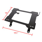 1999-2004 Ford Mustang New Edge Tensile Steel 4/5/6-Point Racing Seat Mounting Brackets - 2PCS