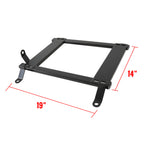 2005-2014 Ford Mustang S197 Tensile Steel Racing Seat Mounting Brackets - 2PCS (19" x 14")