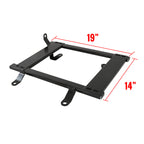 1999-2004 Ford Mustang New Edge Tensile Steel Racing Seat Mounting Brackets - 2PCS
