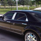 2005-2010 Chrysler 300 Dodge Magnum Door Pillar Trim (Chrome)