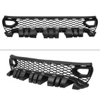 2015-2023 Dodge Charger LD SRT/RT/GT/Scat Pack Black Dual Snorkel Front Upper Grille