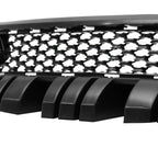 2015-2023 Dodge Charger LD SRT/RT/GT/Scat Pack Black Dual Snorkel Front Upper Grille