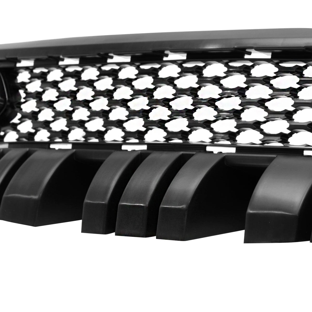 2015-2023 Dodge Charger LD SRT/RT/GT/Scat Pack Black Dual Snorkel Front Upper Grille