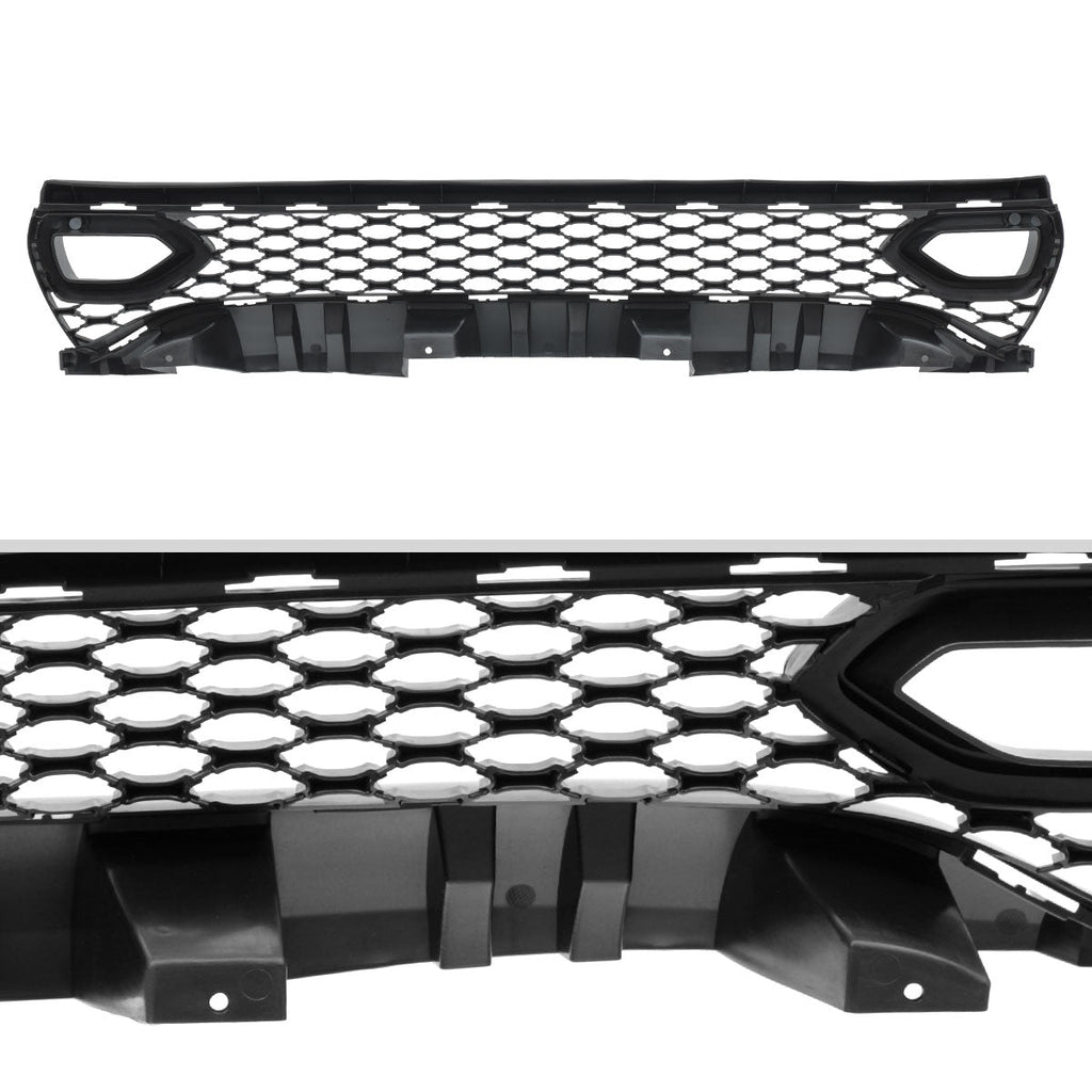 2015-2023 Dodge Charger LD SRT/RT/GT/Scat Pack Black Dual Snorkel Front Upper Grille