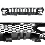 2015-2023 Dodge Charger LD SRT/RT/GT/Scat Pack Black Dual Snorkel Front Upper Grille