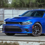 2015-2023 Dodge Charger LD SRT/RT/GT/Scat Pack Black Dual Snorkel Front Upper Grille