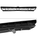 2016-2018 Chevrolet Camaro 6th Gen / 2019-2022 Camaro ZL1 Black Front Upper Bumper Hood Grille