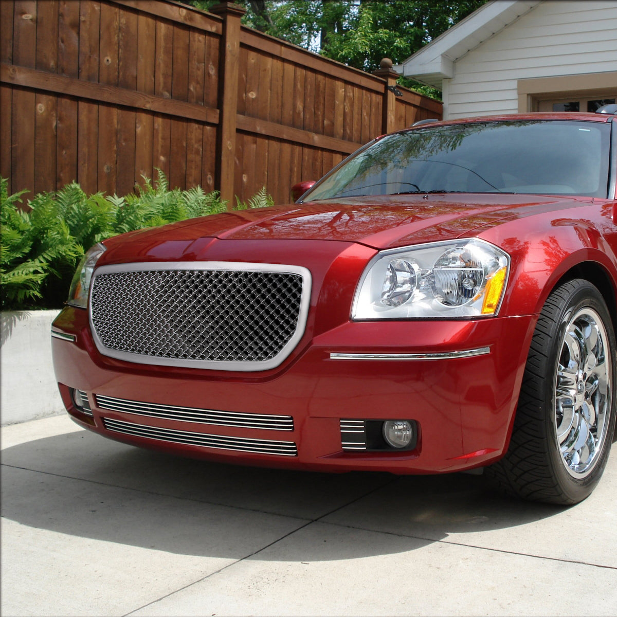 2005-2007 Dodge Magnum Chrome ABS Mesh Grille