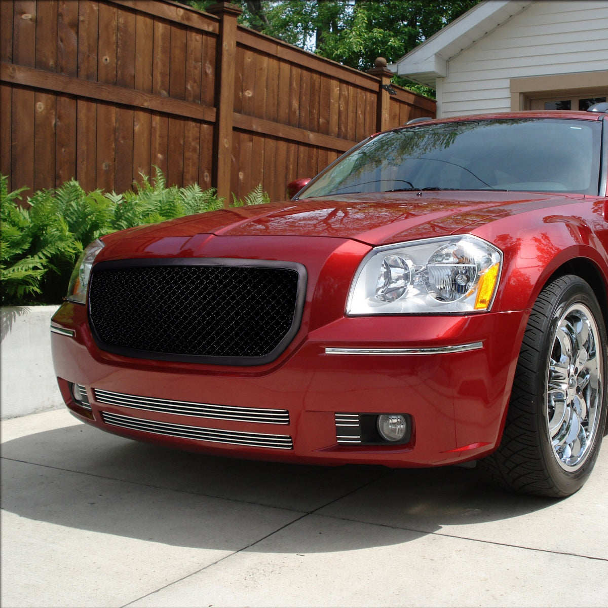 2005-2007 Dodge Magnum Black ABS Mesh Grille