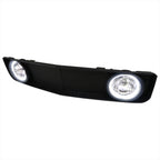 2005-2009 Ford Mustang S197 V6 Black ABS Grille w/ Dual H10 Fog Lights