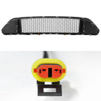 2015-2017 Ford Mustang S550 Black ABS Mesh Grille w/ Dual Integrated LED Bar