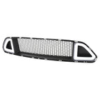 2015-2017 Ford Mustang S550 Black ABS Mesh Grille w/ Dual Integrated LED Bar