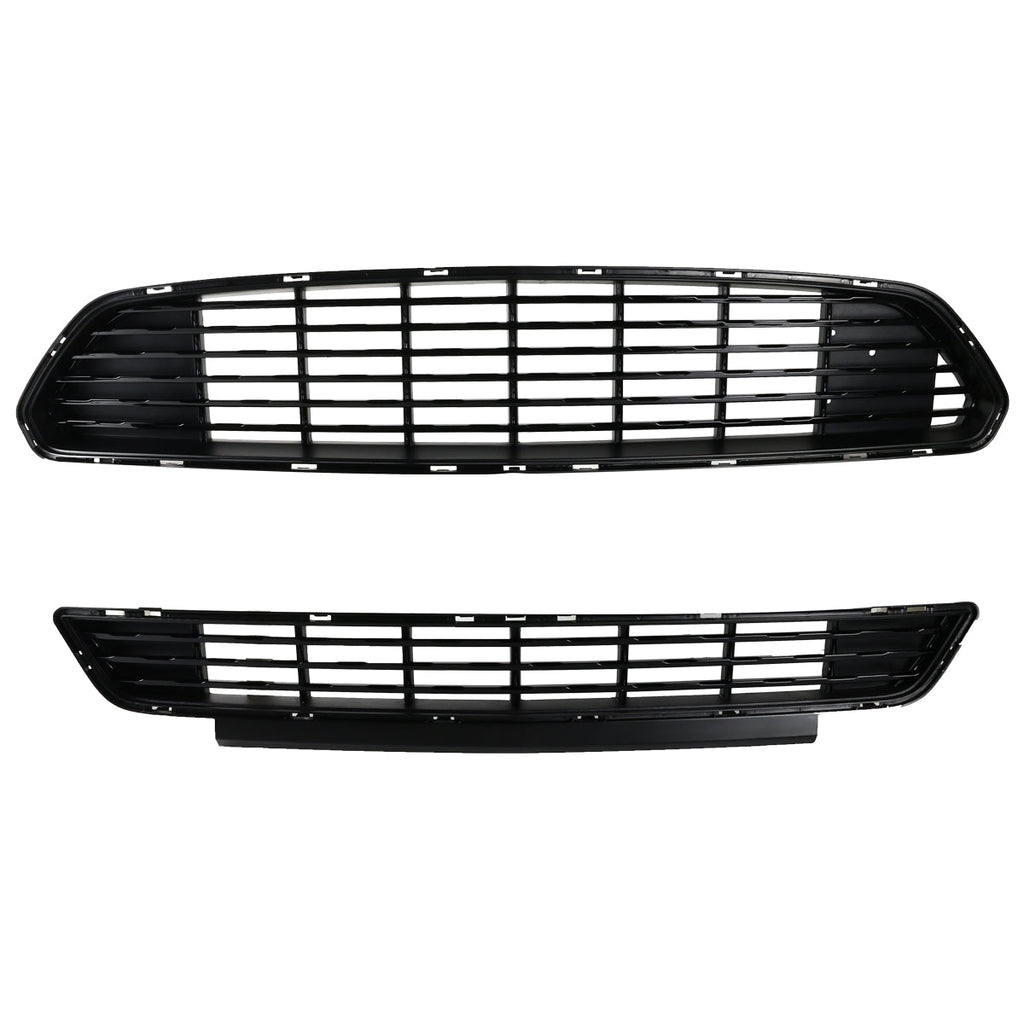 2015-2017 Ford Mustang S550 Black ABS California Edition Style Upper & Lower Grille - 2PC