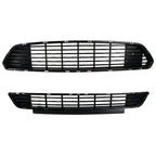 2015-2017 Ford Mustang S550 Black ABS California Edition Style Upper & Lower Grille - 2PC