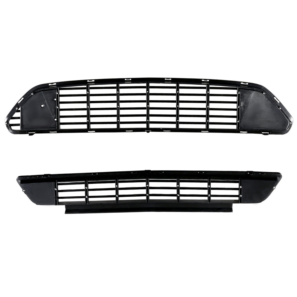 2015-2017 Ford Mustang S550 Black ABS California Edition Style Upper & Lower Grille - 2PC