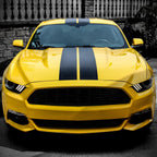2015-2017 Ford Mustang S550 Black ABS California Edition Style Upper & Lower Grille - 2PC