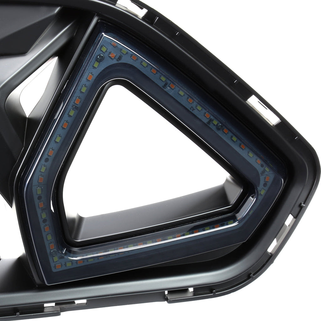 2018-2023 Ford Mustang S550 Shark Style Hood Grille w/ Sequential LED Turn Signal Lights