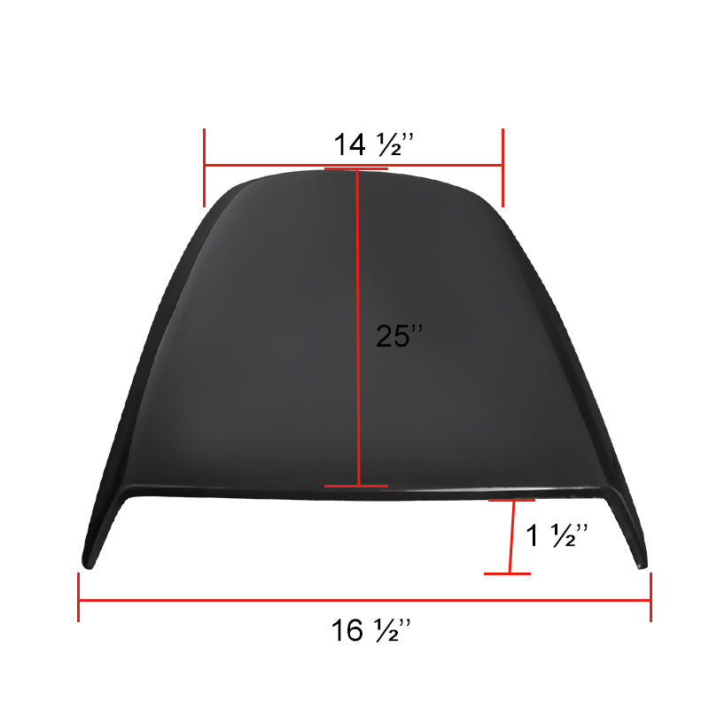 2005-2009 Ford Mustang S197 Black ABS Hood Scoop