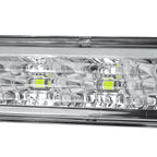 2010-2014 Ford Mustang S197 GT LED Light Strip Bumper Lights (Chrome Housing / Clear Lens)