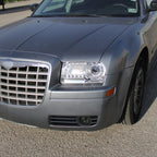 2005-2011 Chrysler 300/PT Cruiser Dodge Magnum/Journey Jeep Wrangler H8 Fog Light (Chrome Housing / Smoked Lens)