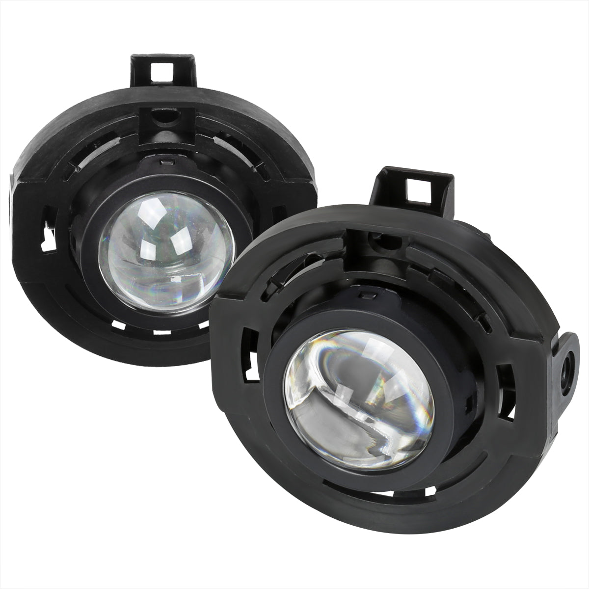 2011-2019 Chrysler 200/300 Dodge Challenger Jeep Grand Cherokee H11 Fog Lights (Chrome Housing / Clear Lens)