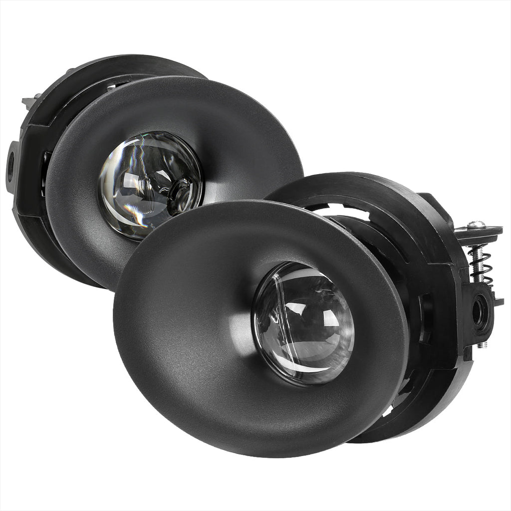 2015-2023 Dodge Challenger H11 12V/55W Projector Fog Lights Kit (Chrome Housing / Clear Lens)