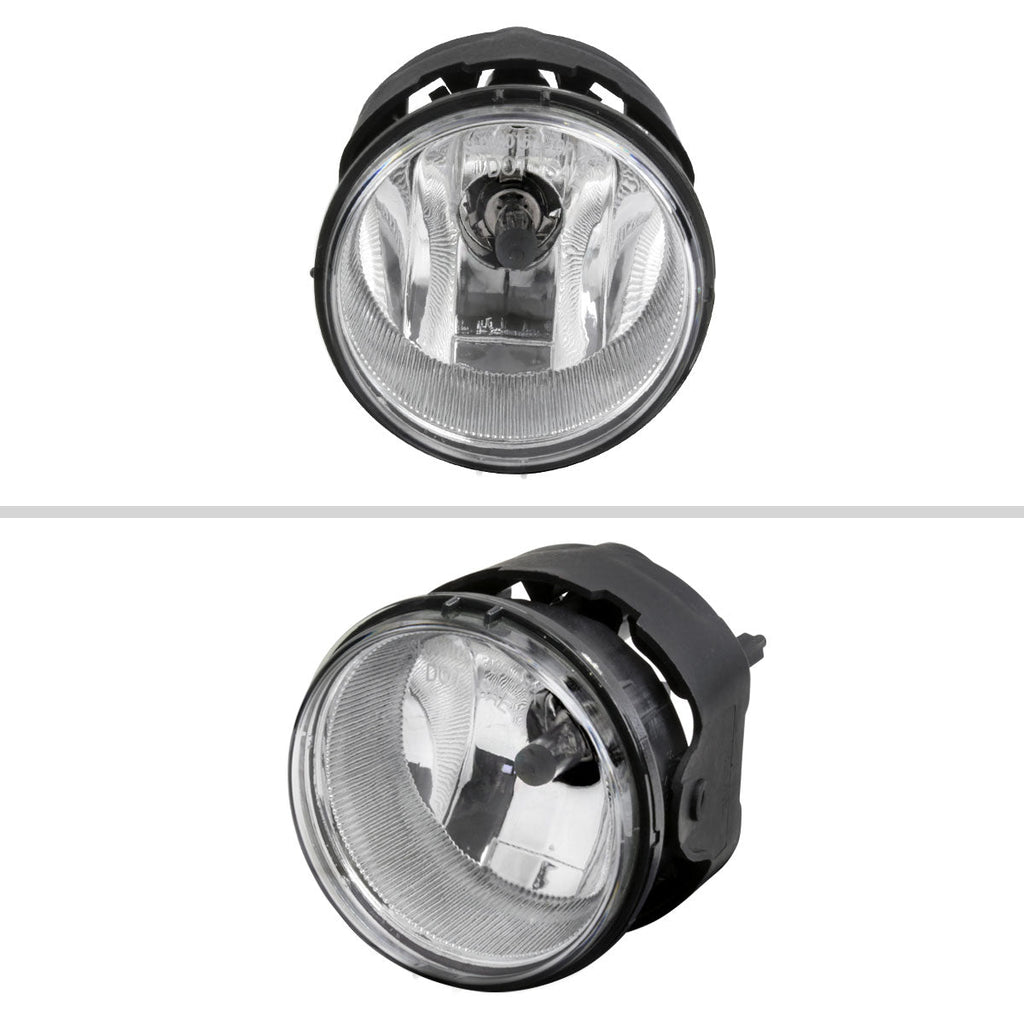 2005-2009 Dodge Caravan/Charger Chrysler Pacifica H8 Fog Lights Kit (Chrome Housing / Clear Lens)