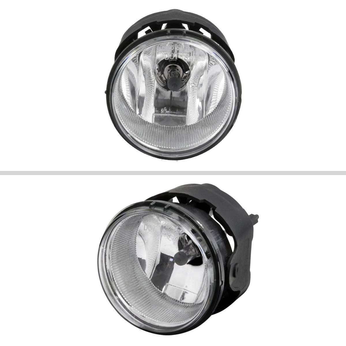 2005-2009 Dodge Caravan/Charger Chrysler Pacifica H8 Fog Lights Kit (Chrome Housing / Clear Lens)