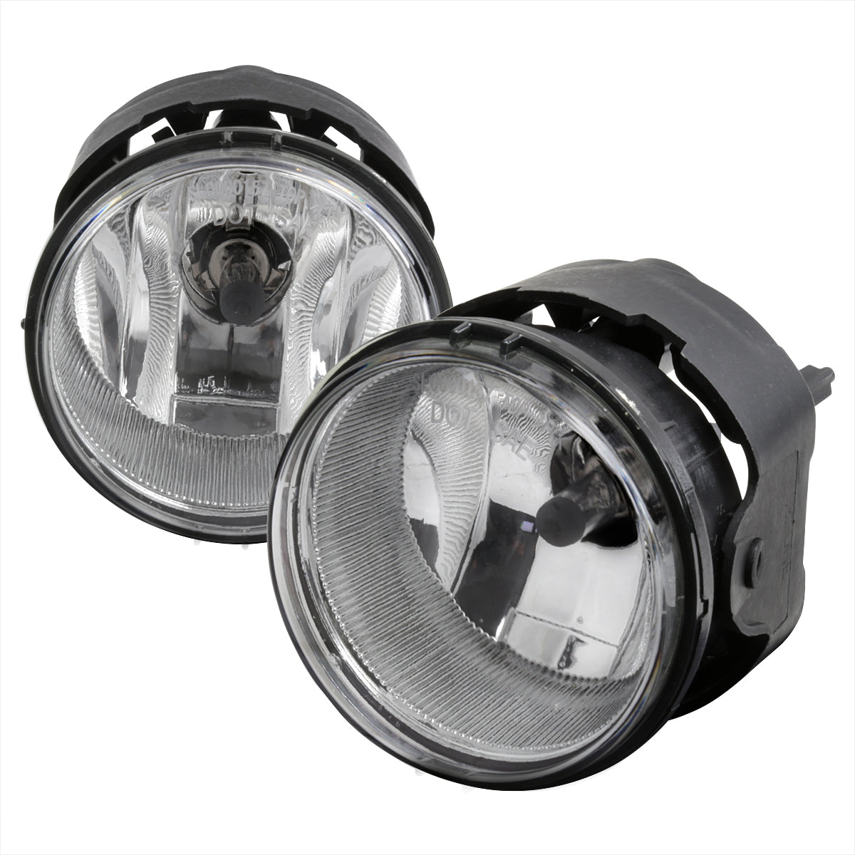 2005-2009 Dodge Caravan/Charger Chrysler Pacifica H8 Fog Lights Kit (Chrome Housing / Clear Lens)
