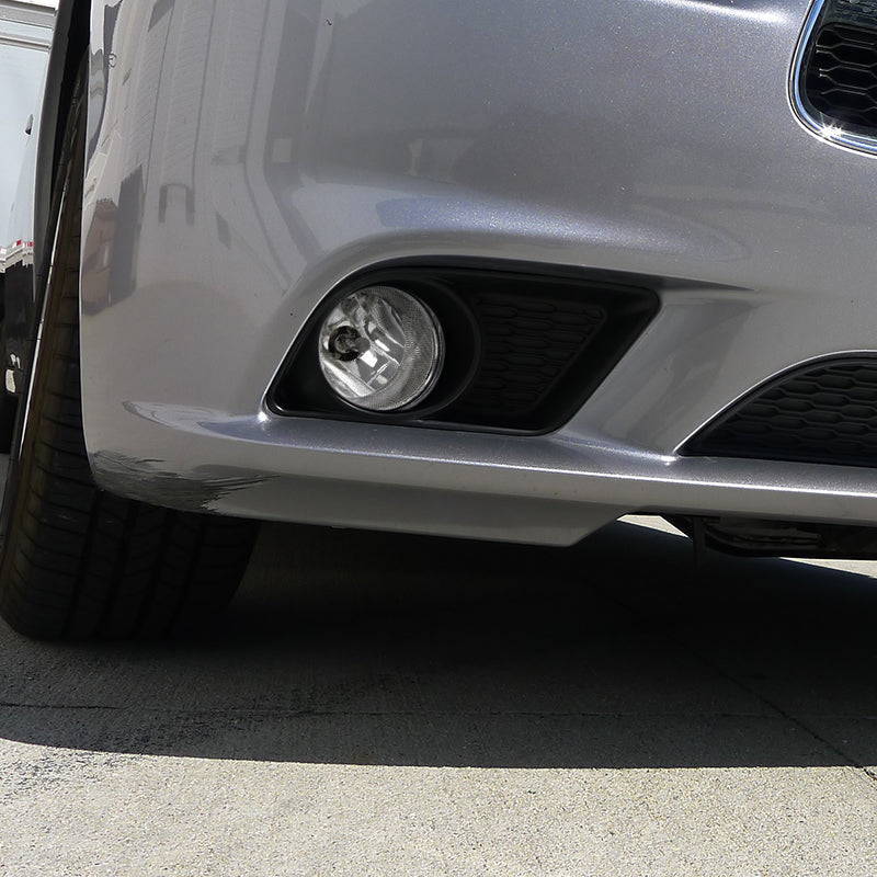 2011-2014 Dodge Charger LD 12V/35W Fog Lights Kit (Chrome Housing / Clear Lens)