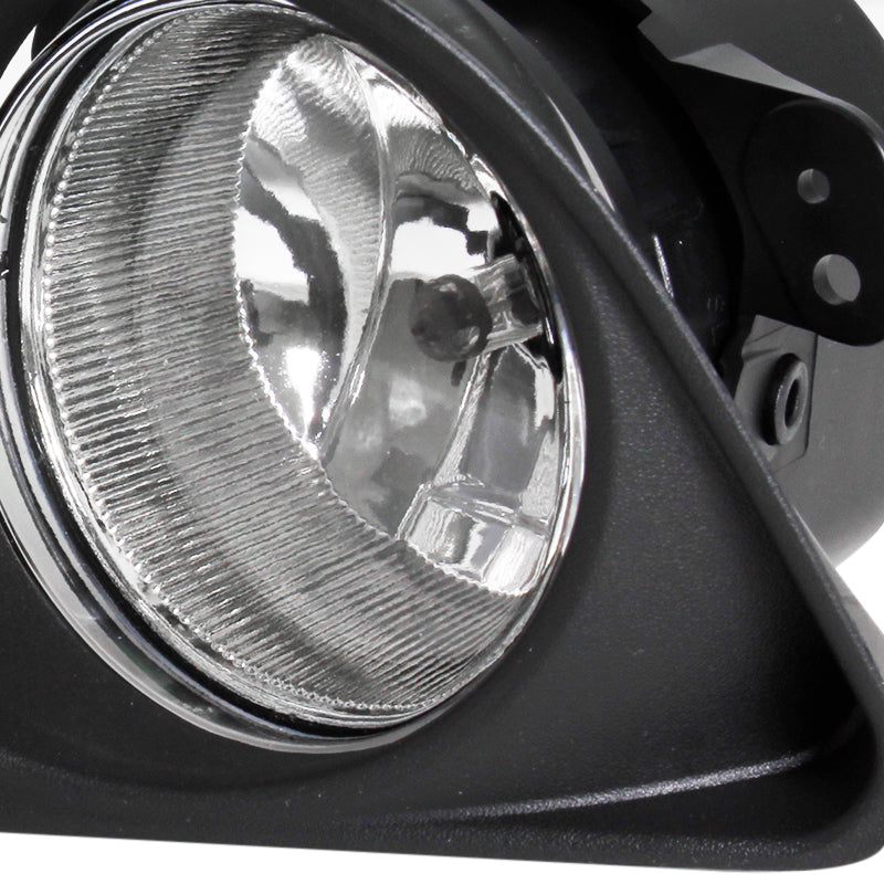 2011-2014 Dodge Charger LD 12V/35W Fog Lights Kit (Chrome Housing / Clear Lens)