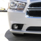 2011-2014 Dodge Charger LD 12V/35W Fog Lights Kit (Chrome Housing / Clear Lens)