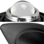 2015-2020 Dodge Charger LD H11 Projector Fog Lights Kit (Chrome Housing / Clear Lens)