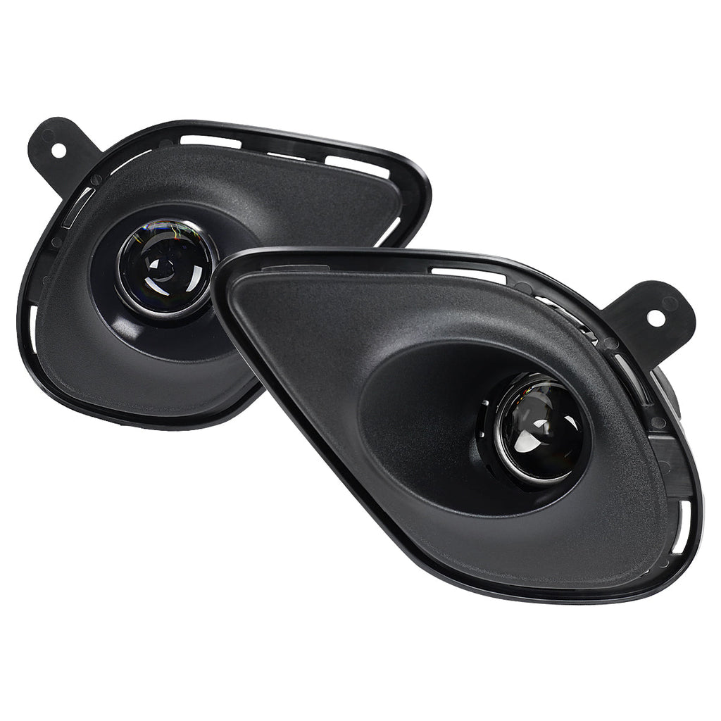 2015-2020 Dodge Charger LD H11 Projector Fog Lights Kit (Chrome Housing / Clear Lens)