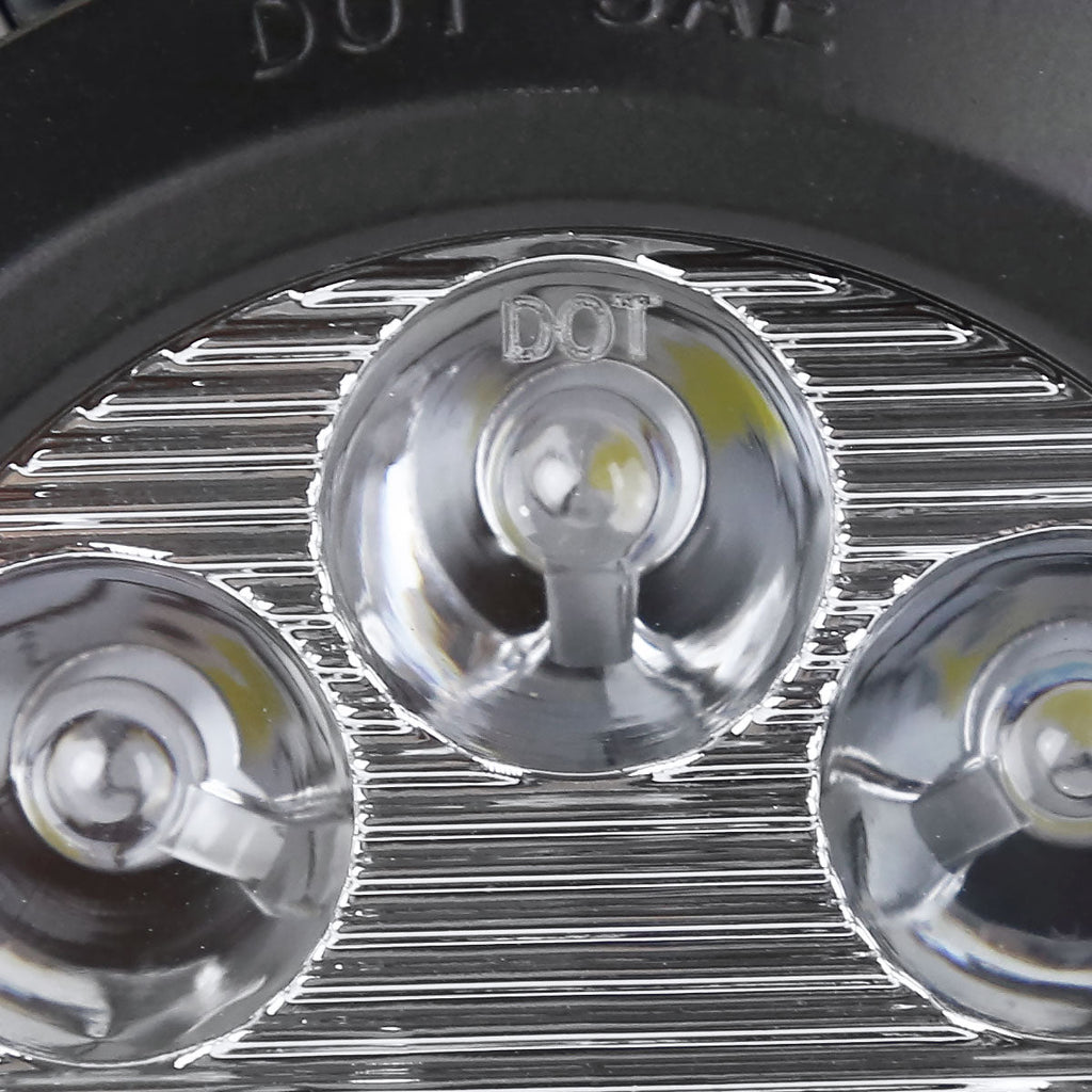 2010-2013 Chevrolet Camaro 5th Gen LED Fog Lights Kit w/ Switch & Wiring Harness (Chrome Housing / Clear Lens)