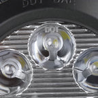 2010-2013 Chevrolet Camaro 5th Gen LED Fog Lights Kit w/ Switch & Wiring Harness (Chrome Housing / Clear Lens)
