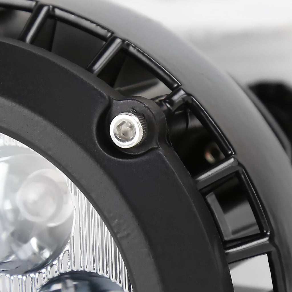 2010-2013 Chevrolet Camaro 5th Gen LED Fog Lights Kit w/ Switch & Wiring Harness (Chrome Housing / Clear Lens)