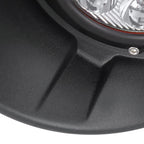 2010-2013 Chevrolet Camaro 5th Gen LED Fog Lights Kit w/ Switch & Wiring Harness (Chrome Housing / Clear Lens)