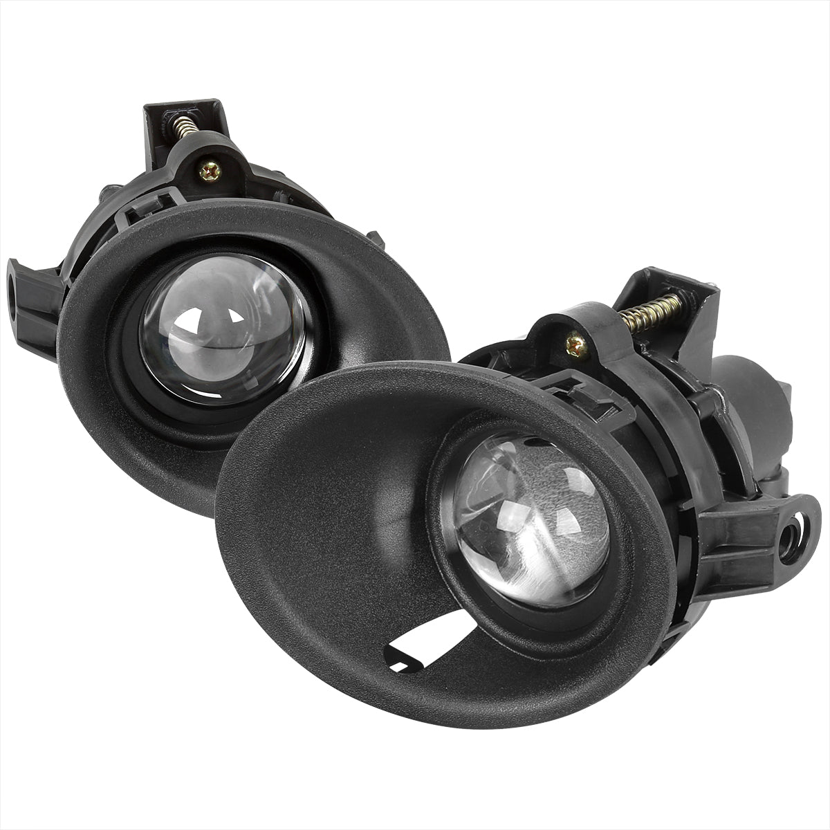 2014-2015 Chevrolet Camaro 5th Gen 3.6L V6 12V/55W H11 Projector Fog Lights Kit (Chrome Housing / Clear Lens)