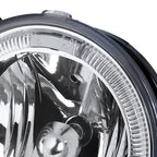 2005-2009 Ford Mustang S197 GT Deluxe/Premium H10 Halo Ring Fog Lights (Chrome Housing / Clear Lens)