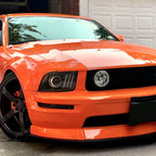 2005-2009 Ford Mustang S197 GT Deluxe/Premium H10 Halo Ring Fog Lights (Chrome Housing / Clear Lens)