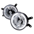 2005-2009 Ford Mustang S197 GT Deluxe/Premium H10 Halo Ring Fog Lights (Chrome Housing / Clear Lens)