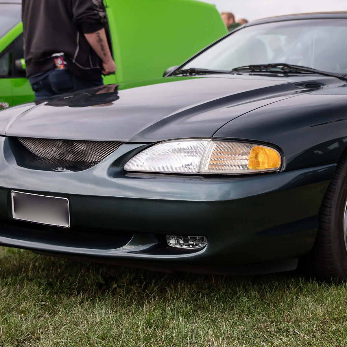 1994-1998 Ford Mustang SN95 V6 899 Fog Lights Kit (Chrome Housing / Clear Lens)