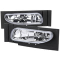1994-1998 Ford Mustang SN95 V6 899 Fog Lights Kit (Chrome Housing / Clear Lens)