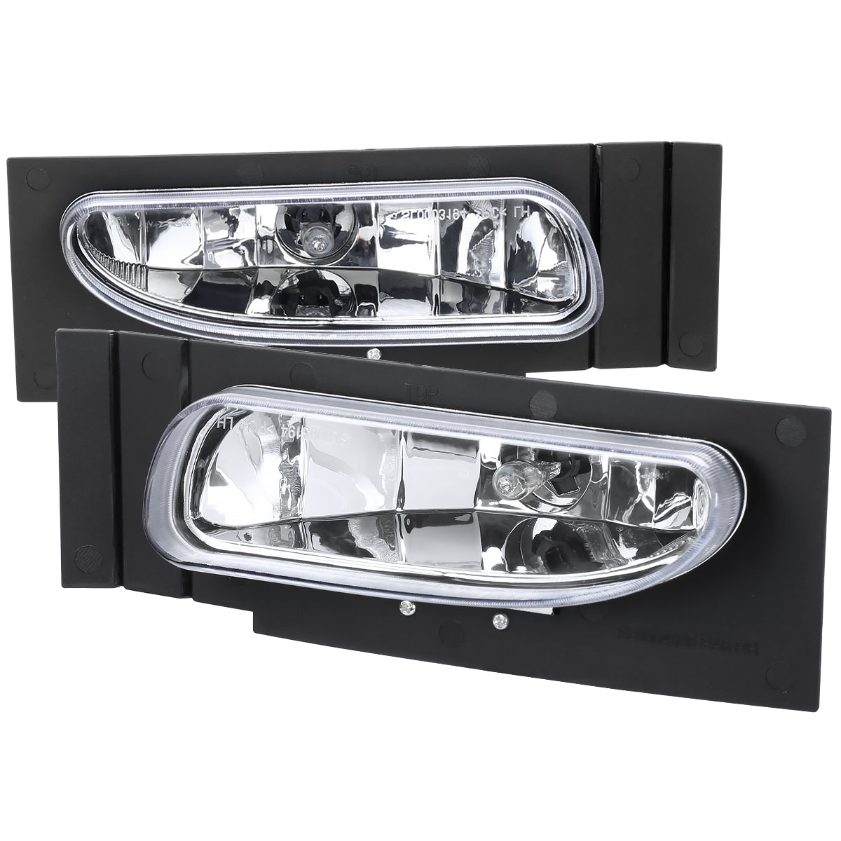 1994-1998 Ford Mustang SN95 V6 899 Fog Lights Kit (Chrome Housing / Clear Lens)